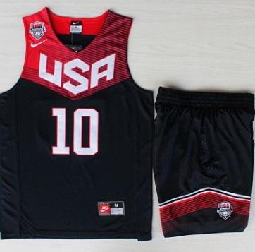 2014 USA Dream Team 10 Kyrie Irving Blue Basketball Jersey Suits