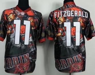 Nike Arizona Cardinals 11# Larry Fitzgerald Fanatical Version NFL Jerseys