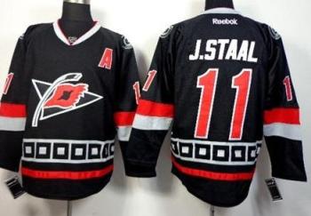 Carolina Hurricanes #11 Jordan Staal Black Third Stitched NHL Jersey