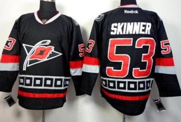 Carolina Hurricanes #53 Jeff Skinner Black Third Stitched NHL Jersey