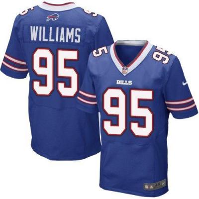 Nike Buffalo Bills #95 Kyle Williams Royal Blue Team Color Men's Stitched NFL Elite Jersey