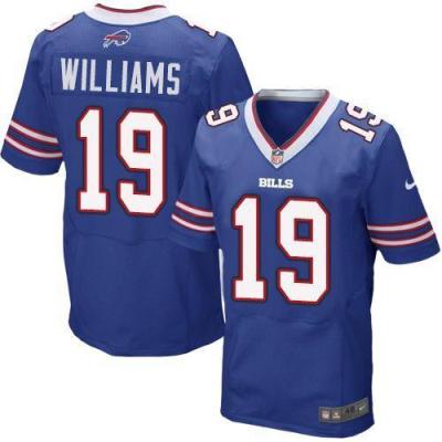 Nike Buffalo Bills #19 Mike Williams Royal Blue Team Color Men's Stitched NFL Elite Jersey