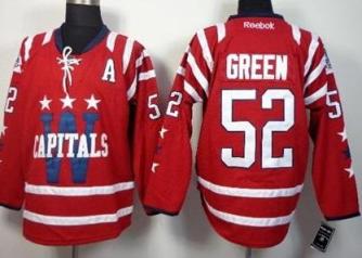 Washington Capitals #52 Mike Green 2015 Winter Classic Red Stitched NHL Jersey