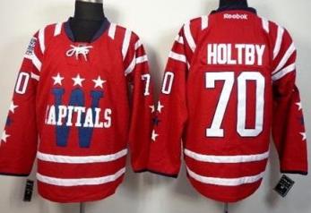 Washington Capitals #70 Braden Holtby 2015 Winter Classic Red Stitched NHL Jersey