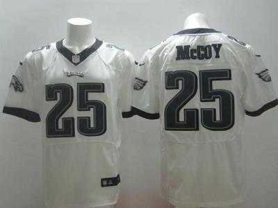 Nike Philadelphia Eagles #25 LeSean McCoy White Men's Stitched NFL Elite Jersey New