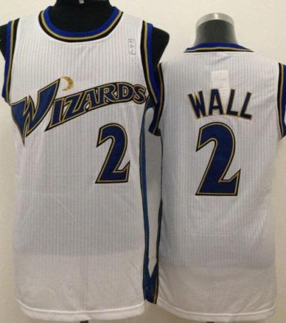 Washington Wizards 2 John Wall White Stitched Revolution 30 NBA Jersey