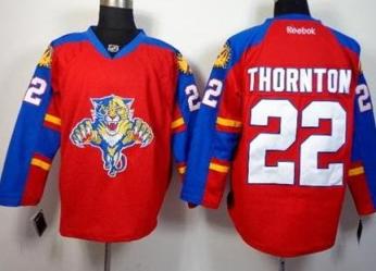 Florida Panthers #22 Shawn Thornton Red HomeStitched NHL Jersey