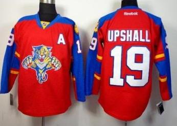 Florida Panthers #19 Scottie Upshall Red Home Stitched NHL Jersey