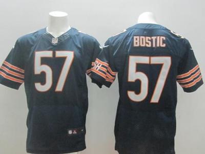Nike Chicago Bears 57 Jon Bostic Navy Blue Team Color Men's Stitched NFL Elite Jersey
