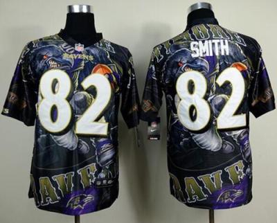 Nike Baltimore Ravens #82 Torrey Smith Men's Stitched Fanatical Version Elite NFL Jersey