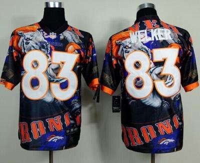 Nike Denver Broncos #83 Wes Welker Men's Stitched Fanatical Version Elite NFL Jersey