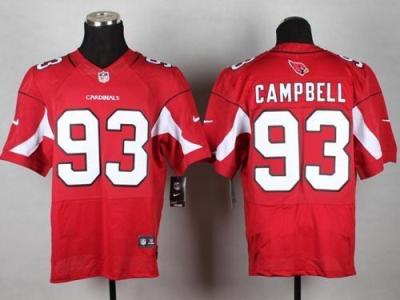 Nike Arizona Cardinals #93 Calais Campbell Red Team Color Men's Stitched NFL Elite Jersey