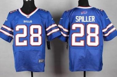 Nike Buffalo Bills #28 C.J. Spiller Royal Blue Team Color Men's Stitched NFL Elite Jersey