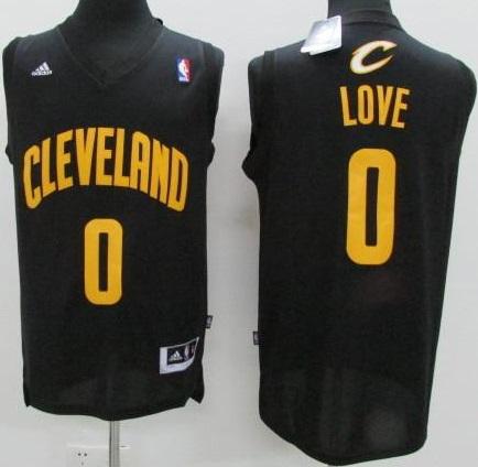 Cleveland Cavaliers 0 Kevin Love Black Stitched Revolution 30 Swingman NBA Jersey