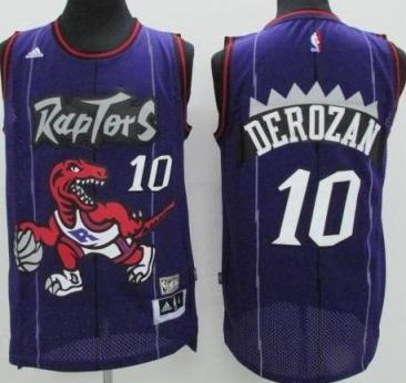 Toronto Raptors 10 DeMar DeRozan Purple NBA Jerseys