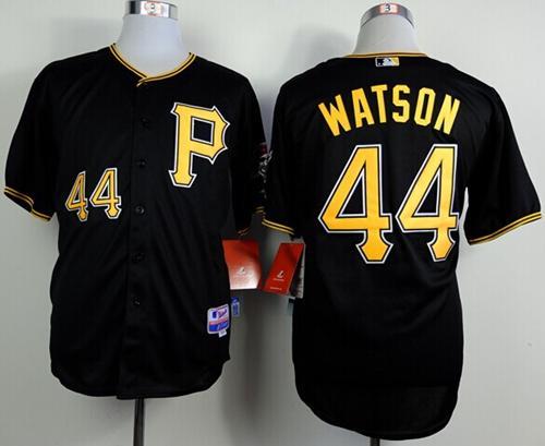 Pittsburgh Pirates #44 Tony Watson Black Cool Base Stitched Baseball Jersey