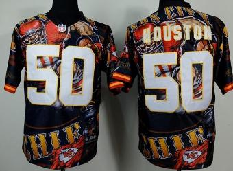 Nike Kansas City Chiefs 50 Justin Houston Men's Stitched Fanatical Version Elite NFL Jersey