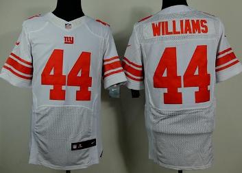 Nike New York Giants 44 Andre Williams White Elite NFL Jerseys