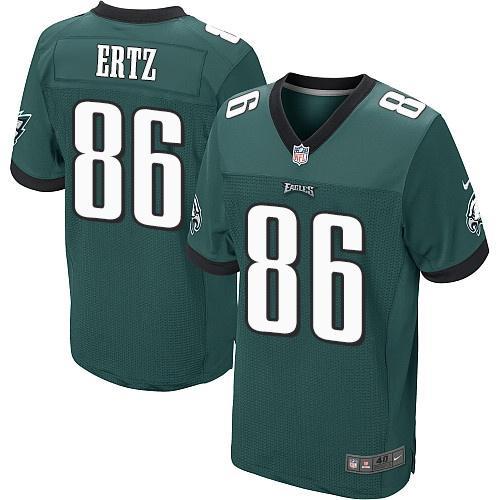 Nike Philadelphia Eagles 86 Zach Ertz Midnight Green Team Color Stitched NFL Elite Jersey