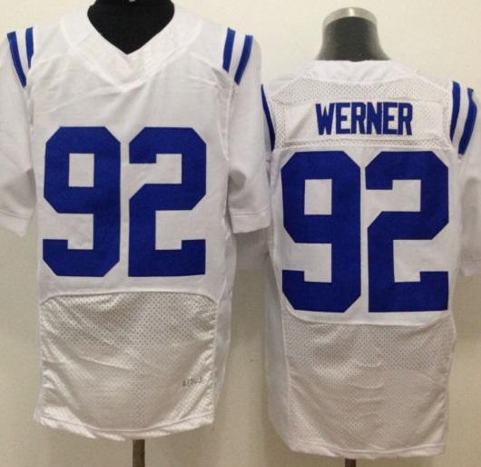 Nike Indianapolis Colts 92 Bjoern Werner White Elite NFL Jerseys