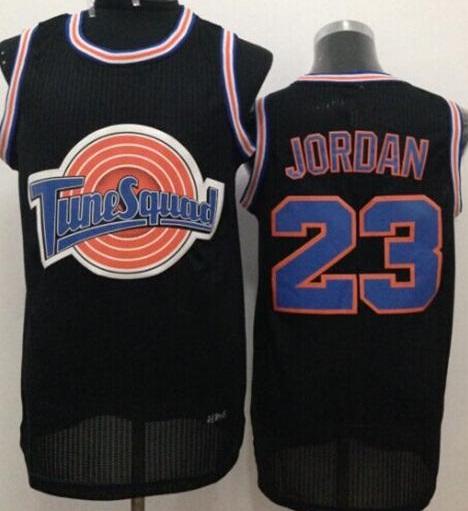 Chicago Bulls 23 Michael Jordan Black Tune Squad Stitched NBA Jersey