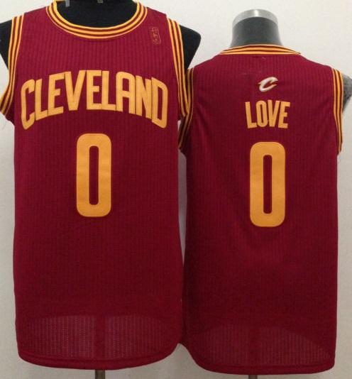 Cleveland Cavaliers 0 Kevin Love Red Revolution 30 NBA Jersey