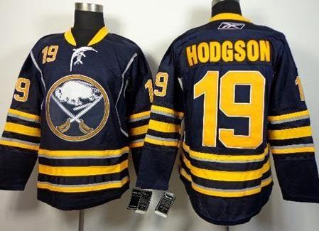 Buffalo Sabres 19 Cody Hodgson Navy Blue Home Stitched NHL Jersey