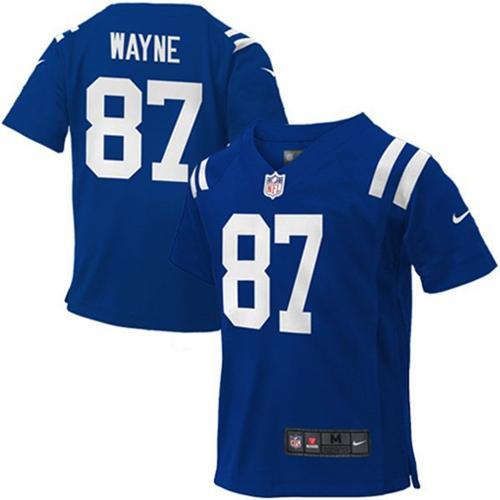 Baby Nike Indianapolis Colts 87 Reggie Wayne Royal Blue Team Color NFL Jerseys