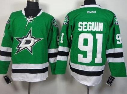 Dallas Stars 91 Tyler Seguin Green NHL Jerseys