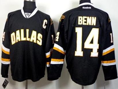 Dallas Stars 14 Jamie Benn Black NHL Jerseys