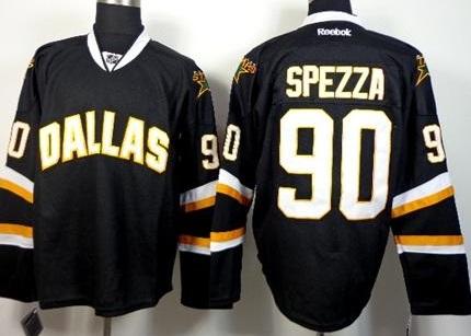 Dallas Stars 90 Jason Spezza Black NHL Jerseys