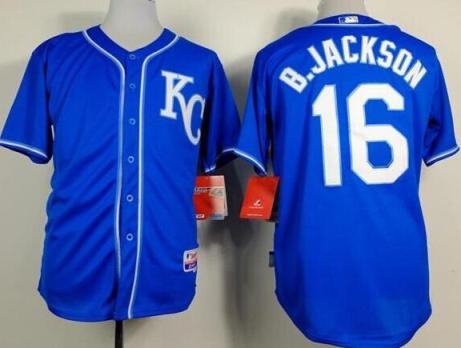 Kansas City Royals #16 Bo Jackson Light Blue Cool Base Stitched MLB Jerseys
