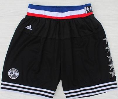 2015 NBA All-Star Western Conference Black Stitched NBA Short