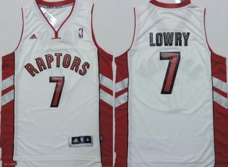 Toronto Raptors #7 Kyle Lowry White Stitched Revolution 30 NBA Jersey
