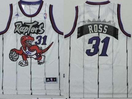 Toronto Raptors #31 Terrence Ross White Stitched NBA Jersey