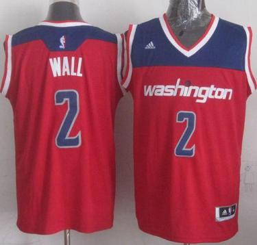 Washington Wizards #2 John Wall Red Stitched NBA Jersey