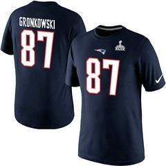 Mens New England Patriots Super Bowl XLIX Rob Gronkowski Pride Name & Number T-Shirt