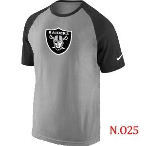 Mens New York Jets Ash Tri Big Play Raglan T-Shirt Grey- Black