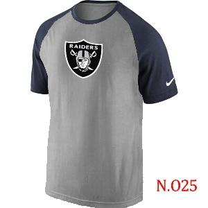 Mens New York Jets Ash Tri Big Play Raglan T-Shirt Grey- Navy