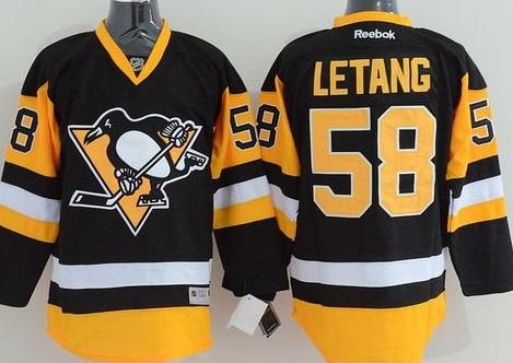 Pittsburgh Penguins #58 Kris Letang Black Alternate Stitched NHL Jersey Pittsburgh Penguins #58 Kris Letang Black Alternate Stitched NHL Jersey