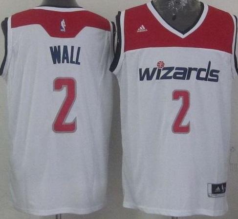 Washington Wizards #2 John Wall White Stitched Revolution 30 NBA Jersey
