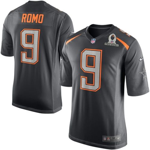 Nike Dallas Cowboys #9 Tony Romo Grey Pro Bowl Men's Stitched NFL Elite Team Irvin Jersey