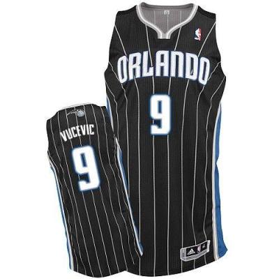 Orlando Magic #9 Nikola Vucevic Black Revolution 30 Stitched NBA Jersey
