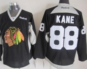 Chicago Blackhawks #88 Patrick Kane Black Practice Stitched NHL Jersey
