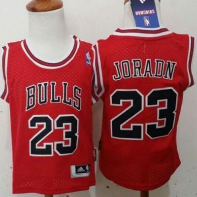 Toddler Chicago Bulls #23 Michael Jordan Red Stitched NBA Jersey