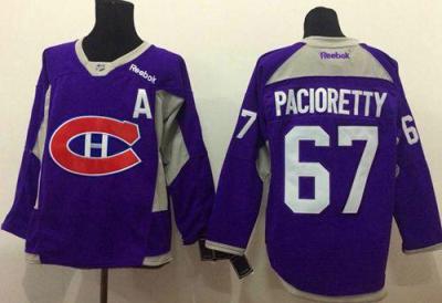 Montreal Canadiens #67 Max Pacioretty Purple Practice Stitched NHL Jersey