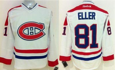 Montreal Canadiens #81 Lars Eller White Stitched NHL Jersey Montreal Canadiens #81 Lars Eller White Stitched NHL Jersey