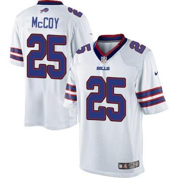 Youth Nike Buffalo Bills #25 LeSean McCoy White Stitched NFL Limited Jersey