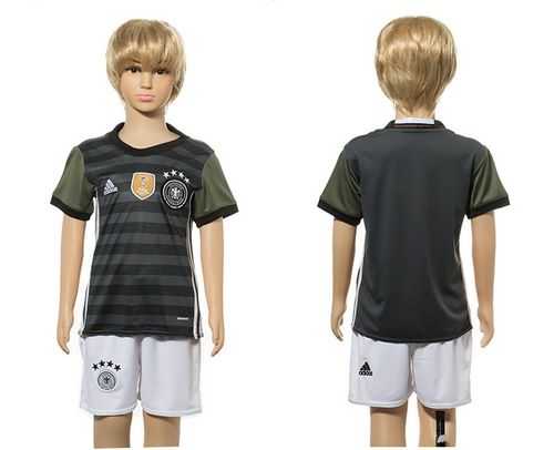 Germany Blank Away Kid Soccer Country Jersey