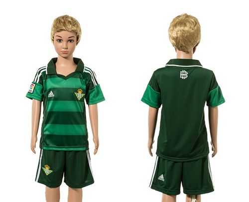 Real Betis Blank Away Kid Soccer Club Jersey